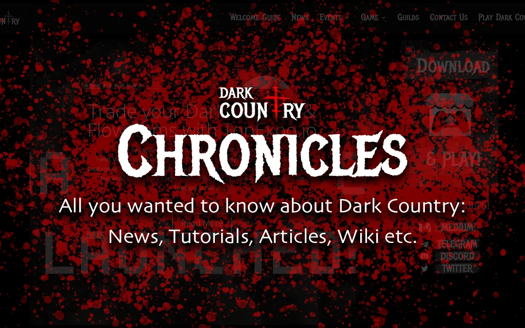 Chronicles of Dark Country: All you wanted to know about our blockchain NFT Game!