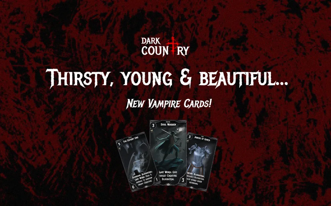 Always thirsty, forever young & horribly beautiful…