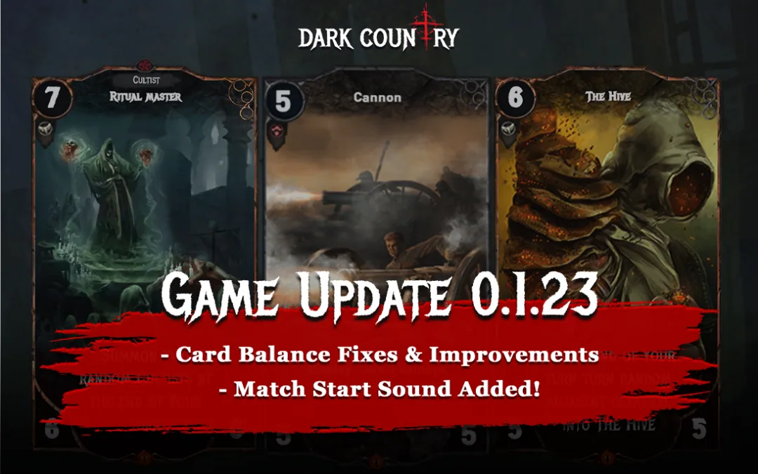 Dark Country Game Update 0.1.23